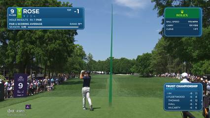 Justin Rose | Round 2 | 9th hole | Shot 1 | 2026 Truist Championship