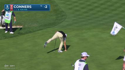 Corey Conners | Round 1 | 5th hole | Shot 3 | 2026 AT&T Pebble Beach