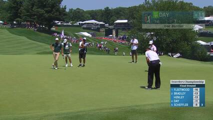 Jason Day | Round 4 | 1st hole | Shot 3 | 2025 Travelers