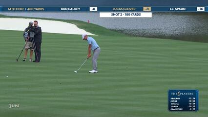 Lucas Glover | Round 4 | 14th hole | Shot 2 | 2025 THE PLAYERS