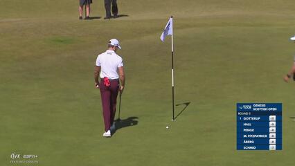 Martin Couvra | Round 3 | 1st hole | Shot 3 | 2025 Genesis Scottish Open