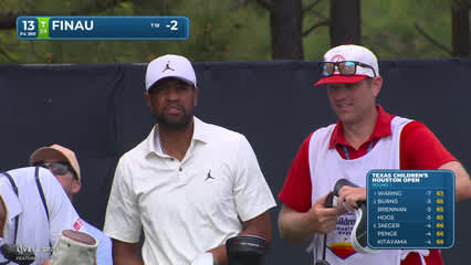 Tony Finau | Round 1 | 13th hole | Shot 1 | -1 Houston Open