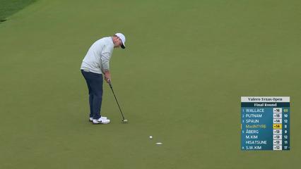 Robert MacIntyre | Round 4 | 9th hole | Shot 4 | 2026 Valero