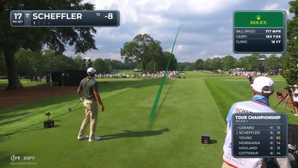 Scottie Scheffler | Round 2 | 17th hole | Shot 1 | 2026 TOUR Championship
