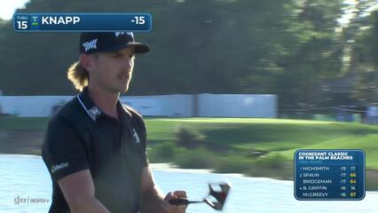 Jake Knapp | Round 4 | 15th hole | Shot 3 | 2025 Cognizant Classic