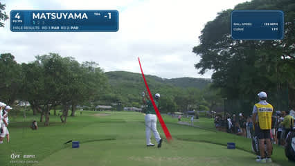 Hideki Matsuyama | Round 3 | 4th hole | Shot 1 | 2026 Sony Open