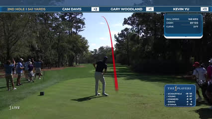 Cam Davis | Round 2 | 2nd hole | Shot 1 | 2026 THE PLAYERS