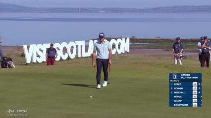 Viktor Hovland | Round 2 | 12th hole | Shot 3 | 2025 Genesis Scottish Open