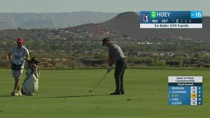 Rico Hoey | Round 4 | 9th hole | Shot 2 | 2025 Bank of Utah