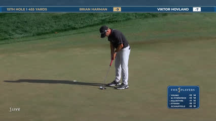 Brian Harman | Round 4 | 15th hole | Shot 4 | 2026 THE PLAYERS