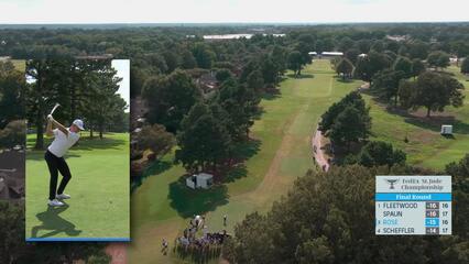 Justin Rose | Round 4 | 17th hole | Shot 1 | 2025 FedEx St. Jude