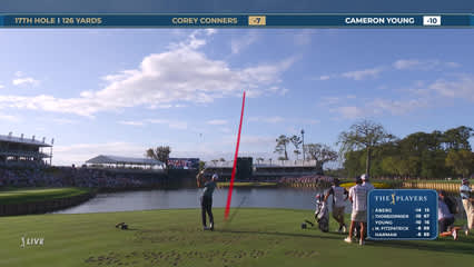 Corey Conners | Round 3 | 17th hole | Shot 1 | 2026 THE PLAYERS