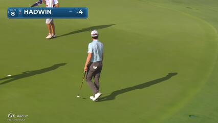 Adam Hadwin | Round 2 | 17th hole | Shot 4 | 2025 Houston Open