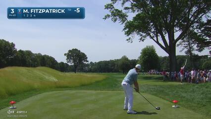 Matt Fitzpatrick | Round 4 | 3rd hole | Shot 1 | 2025 Travelers