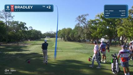 Keegan Bradley | Round 4 | 8th hole | Shot 1 | 2026 Valspar