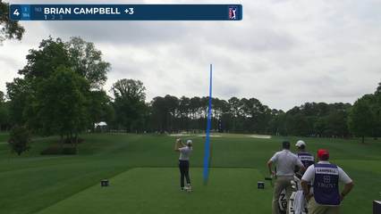 Brian Campbell | Round 3 | 4th hole | Shot 1 | 2026 Truist Championship