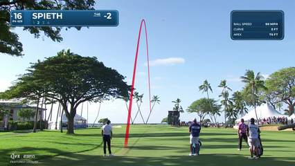 Jordan Spieth | Round 2 | 16th hole | Shot 2 | 2026 Sony Open