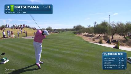 Hideki Matsuyama | Round 2 | 8th hole | Shot 1 | 2026 WM Phoenix Open