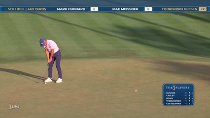 Thorbjørn Olesen | Round 1 | 5th hole | Shot 5 | 2026 THE PLAYERS