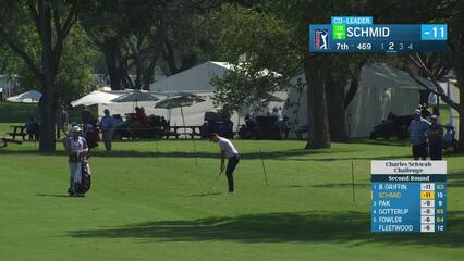 Matti Schmid | Round 2 | 7th hole | Shot 2 | 2025 Charles Schwab