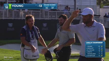 Cameron Young | Round 2 | 18th hole | Shot 4 | 2026 Cadillac