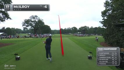 Rory McIlroy | Round 2 | 17th hole | Shot 1 | 2025 TOUR Championship