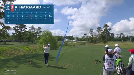 Rasmus Højgaard | Round 1 | 2nd hole | Shot 1 | -1 Houston Open