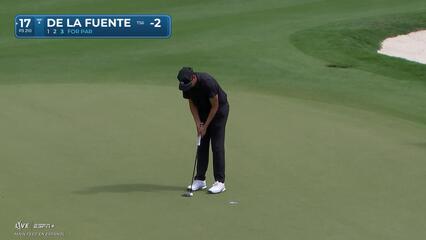 Santiago De la Fuente | Round 2 | 17th hole | Shot 3 | 2025 Mexico Open