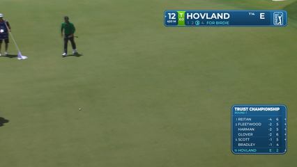 Viktor Hovland | Round 1 | 12th hole | Shot 4 | 2026 Truist Championship