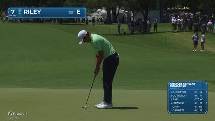 Davis Riley | Round 2 | 7th hole | Shot 5 | 2025 Charles Schwab