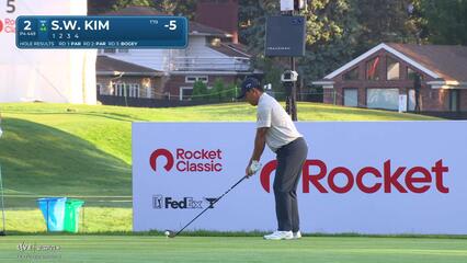 Si Woo Kim | Round 4 | 2nd hole | Shot 1 | 2025 Rocket Classic