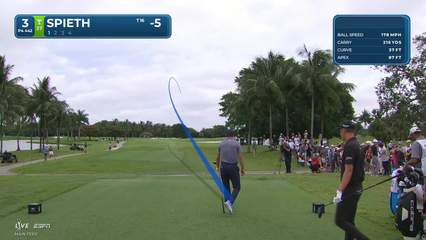 Jordan Spieth | Round 4 | 3rd hole | Shot 1 | 2026 Cadillac