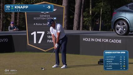 Jake Knapp | Round 3 | 17th hole | Shot 1 | 2025 Genesis Scottish Open