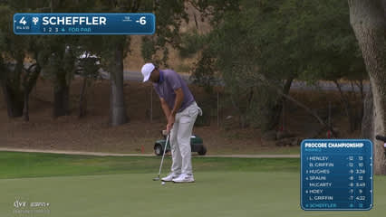 Scottie Scheffler | Round 2 | 4th hole | Shot 4 | 2025 Procore