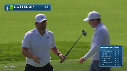 Chris Gotterup | Round 2 | 9th hole | Shot 4 | 2026 The Genesis