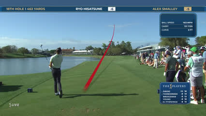 Alex Smalley | Round 3 | 18th hole | Shot 1 | 2026 THE PLAYERS