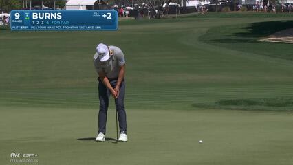 Sam Burns | Round 2 | 9th hole | Shot 4 | 2025 Arnold Palmer Invitational