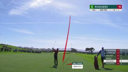 Patrick Rodgers | Round 3 | 5th hole | Shot 2 | 2025 Genesis