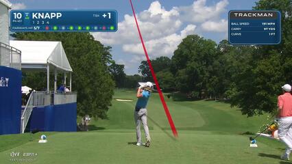 Jake Knapp | Round 1 | 10th hole | Shot 1 | 2025 Wyndham
