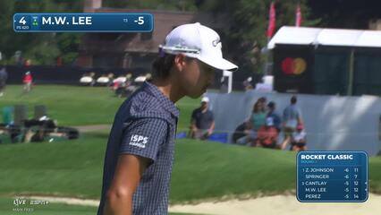Min Woo Lee | Round 1 | 4th hole | Shot 3 | 2025 Rocket Classic