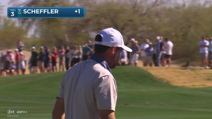Scottie Scheffler | Round 1 | 3rd hole | Shot 5 | 2025 WM Phoenix Open
