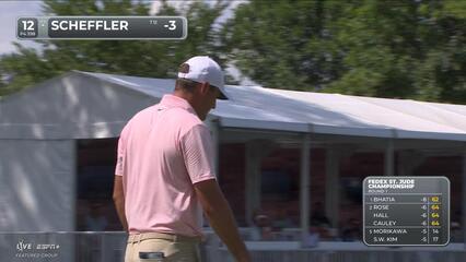 Scottie Scheffler | Round 1 | 12th hole | Shot 4 | 2025 FedEx St. Jude