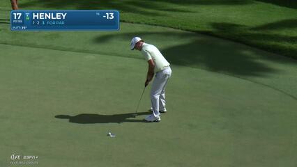 Russell Henley | Round 4 | 17th hole | Shot 4 | 2025 Sony Open