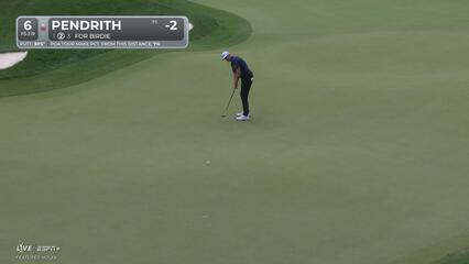 Taylor Pendrith | Round 1 | 6th hole | Shot 3 | 2025 BMW Championship