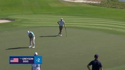 Greyson Sigg | Round 1 | 17th hole | Shot 3 | 2025 The RSM Classic