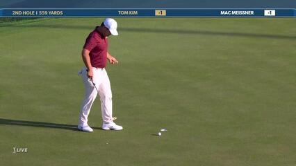 Tom Kim | Round 3 | 2nd hole | Shot 5 | 2025 THE PLAYERS