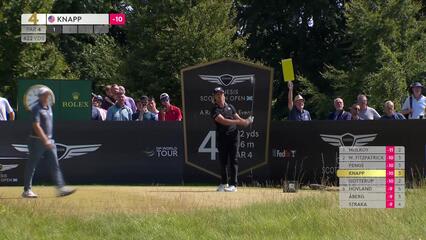 Jake Knapp | Round 4 | 4th hole | Shot 1 | 2025 Genesis Scottish Open