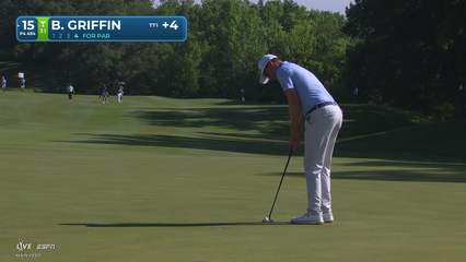 Ben Griffin | Round 1 | 15th hole | Shot 4 | 2026 John Deere