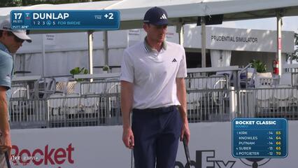 Nick Dunlap | Round 2 | 17th hole | Shot 4 | 2025 Rocket Classic