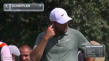 Scottie Scheffler | Round 2 | 9th hole | Shot 1 | 2025 BMW Championship